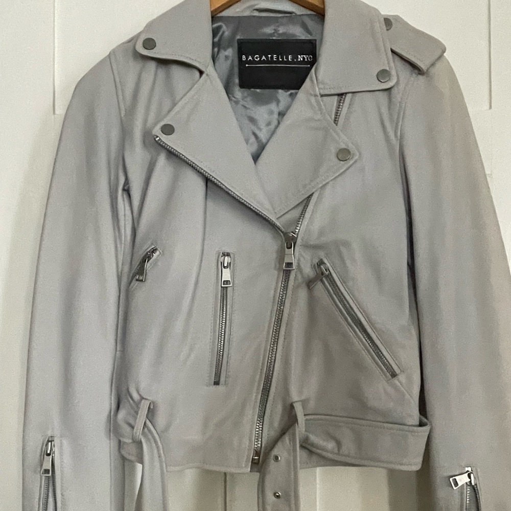 Bagatelle NYC Leather Moto Jacket